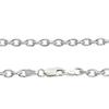 Sears Azuki Chain Silver 50cm Necklace, 925, 4.5mm Wide,