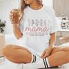 Trendy Unisex Tshirts Mama Boho Floral Graphic T Shirts Praise Mom Print Tees Vintage Short Sleeve Tops Gifts For Mother