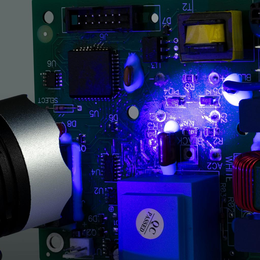 Rosfix Lampa UV do Utwardzania Soldermaski – Szybkie Utwardzanie | Zasilanie USB 5V | 3 Tryby Świecenia, 2 Diody LED