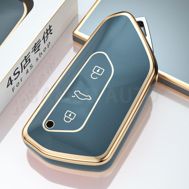 3 Buttons TPU Car Key Case Cover for VW Volkswagen Golf 8 MK8 2020 for Skoda Octavia for Seat Remote Key Protection Accessories