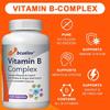 Bcuelov Complex Vitamin B Capsules Choline Grape Seeds Boost Energy 120 Vegetarian Capsules