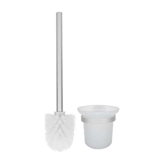 Toilet Cleaning Tools, Household Items, Storage Tools, Toilet Brush Holder Set, Drain Cleaning Goods, Stylish [Made of Ceramic], Matte Finish, Wall