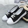 2026 Women's Korean Style Breathable Canvas Shoes - Comfortable, All-Match, Shallow Mouth Design