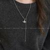 2025 European & American Saturn Pearl Pendant Necklace: Women's Luxury Autumn/Winter Sweater Chain Accessory