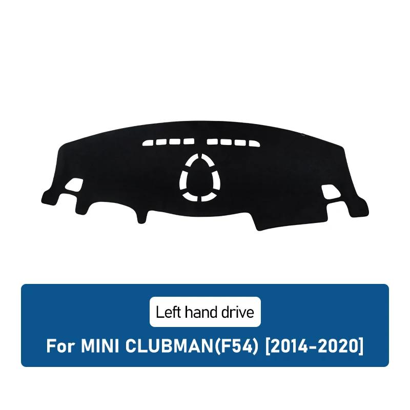 Flannel Dashboard Mat for Mini Cooper Clubman F54 F55 F56 F60 Anti-Slip Dash Cover