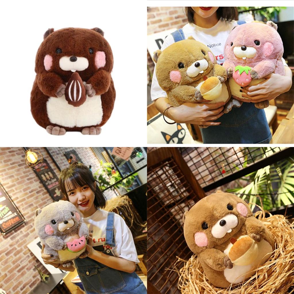 Cute Groundhog Plush Toy Soft And Huggable Stuffed Animal For Kids And Pets