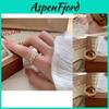 Eleganter Chic-Ring im koreanischen Stil für Damen, verstellbar, Kupfer, geometrisches Design, ideal für modische Alltagskleidung