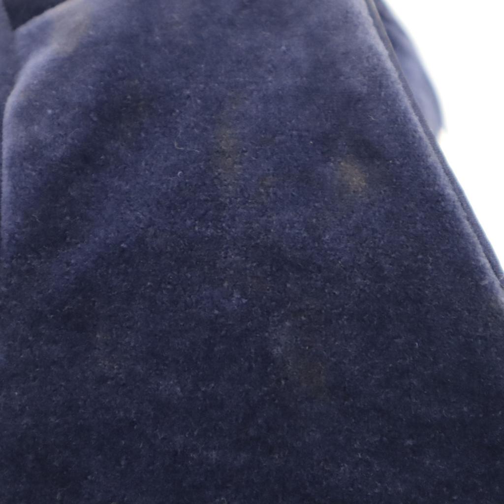 Celine Made In Japan Long Sleeve Velor Cardigan 90 Navy Romper Set Kid's Used