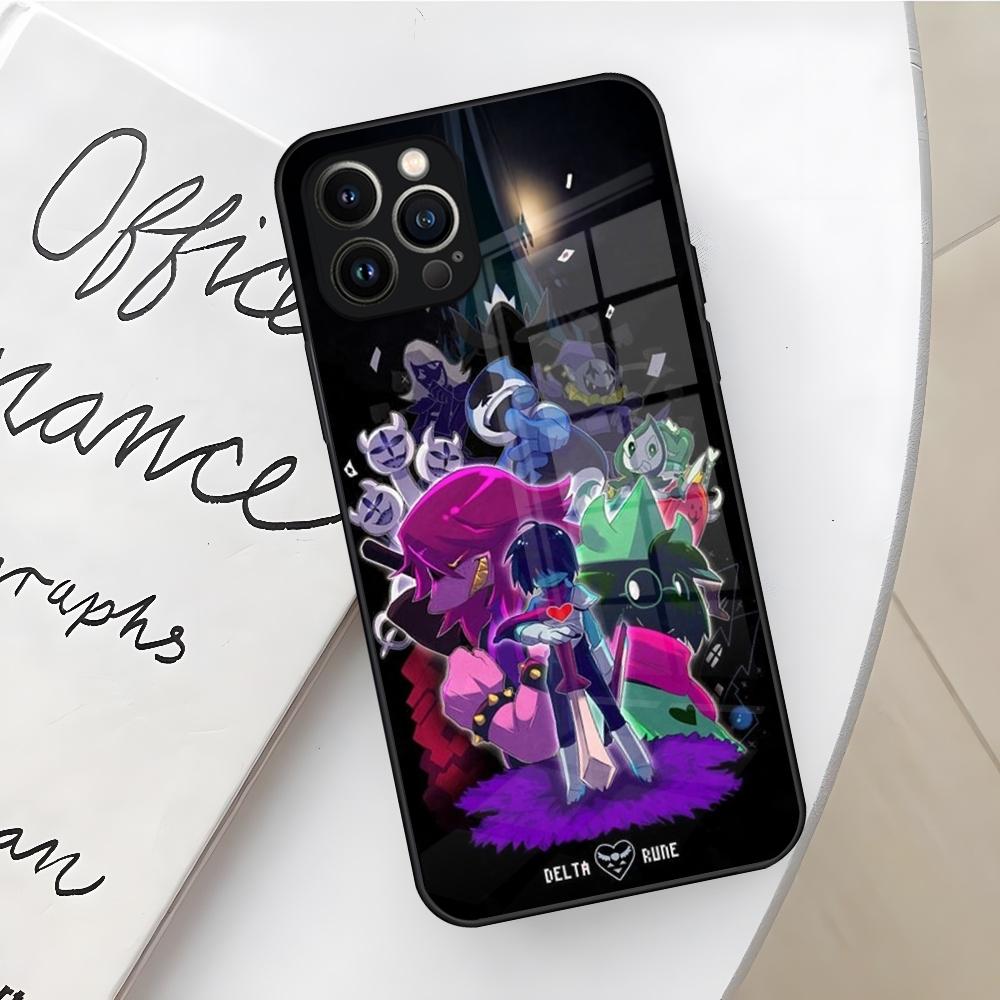 Game Deltarune Phone Case for Iphone 17 16 Air 15 14 12 11 13 Pro Max Mini X Xr Xs Se Puls Glass Cover