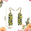 2026 Digital Acrylic Earrings: Fashionable Festival Style for Women