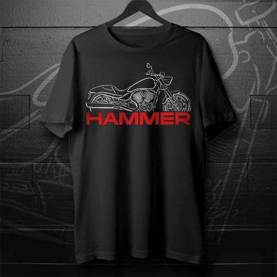 Camiseta de Motocicleta Victory Hammer 2005-2018 para Motociclistas Cruiser