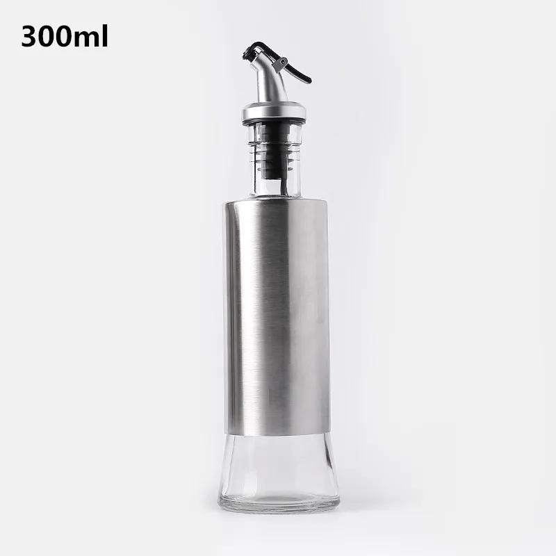 

Кухонная стеклянная банка для масла из нержавеющей стали, герметичная, соевый соус, уксус, диспенсер для хранения, полезные кухонные принадлежности, горшок для масла