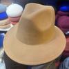 Classic British Autumn Winter Retro Grey Wool Felt Hat Men Women Keep Warm Fashion Panama Jazz Hat High-quality Chapeau Femme