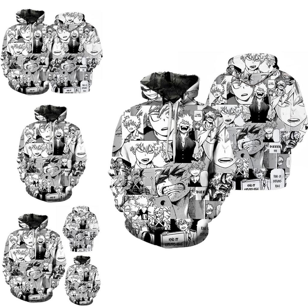 My Hero Academia 3d Print Unisex Hooded Sweater Shirt Stylish Pullover For Men And Women