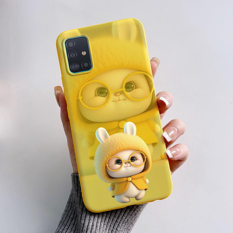 Case For Samsung A51 A71 A31 Phone Case Astronaut Liquid Silicone Full Protection Back Cover For Samsung Galaxy A 51 71 31 Capa