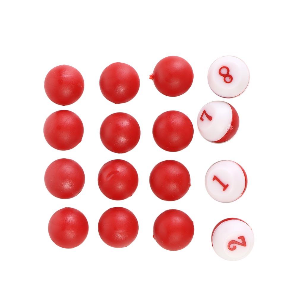Tally Peas Billiard Kelly Pool Brown Billiard Tally Balls Billiard Shake Bottle  Entertainment