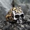 Vintage Templar Masonic Skull Rings For Men 316L Stainless Steel Freemason AG Signet Ring Punk Biker Fashion Jewelry Party Gifts 5
