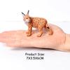 Figurina Leopardo Animali Giocattolo Figure Ocelot Pantera Ghepardo Giungla Animali Selvatici Figure Action Figure Giocattoli di Plastica Regali per Bambini