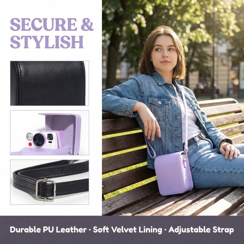 Shockproof Instant Film Camera Storage Bag Protective Cover for Polaroid Now/Now+Gen2/3 Universal