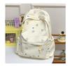 Schoolbag large capacity backpack high value fresh campus junior high school student schoolbag lightweight spring outing backpack female