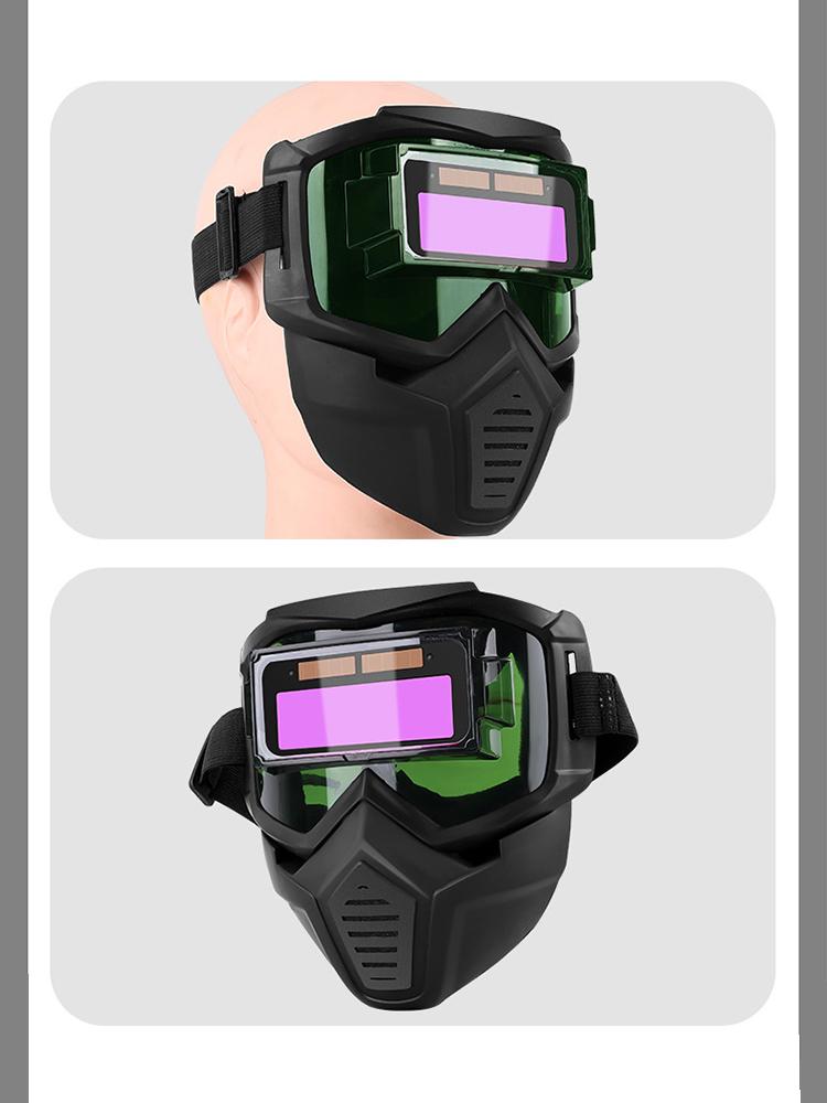 Auto-Darkening Welding Helmet for Eye Safety ,Adjustable Detachable Split Type Welder Mask Welding Glasses Impact Resistant