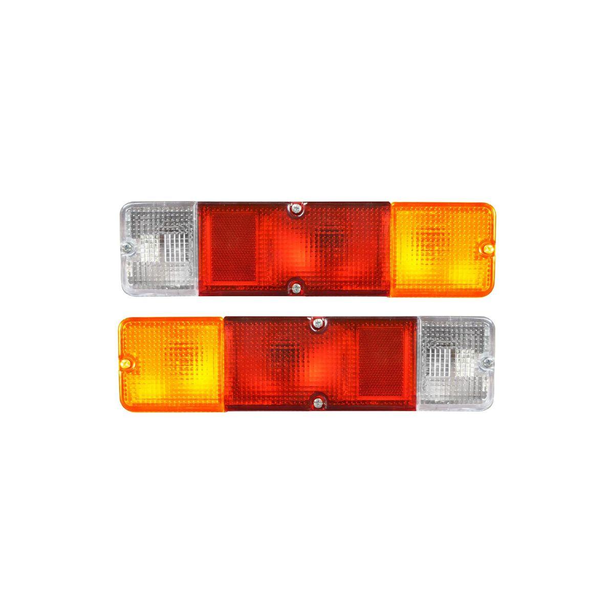 

APSMOTIV Задние фонари 2 шт. Задний комбинированный фонарь Задние фонари 12 В Лампы для Suzuki Samurai Sierra SJ413 SJ410 Gypsy янтарь/красный