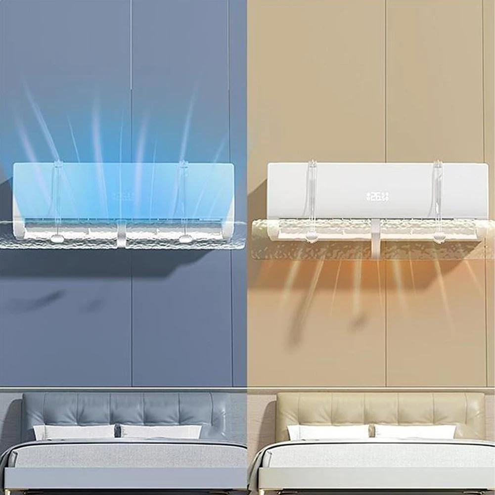 Wind Deflector Exhaust Baffle Home Improvement Accessories Anti Direct Blowing PET Transparent Wall Mounted For Air Conditioner