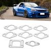 8pcs Exhaust Manifold Gasket Set Fit for NISSAN SKYLINE R32 RB20DET R33 RB25DET