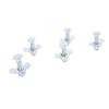 5pcs L Track Double Lug Threaded Stud Nut Fitting M10x45mm for Truck Bed Trailer Cargo Control