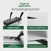 Durable 8 Black Tweezers for Digital Appliance Repair & Tight Spaces