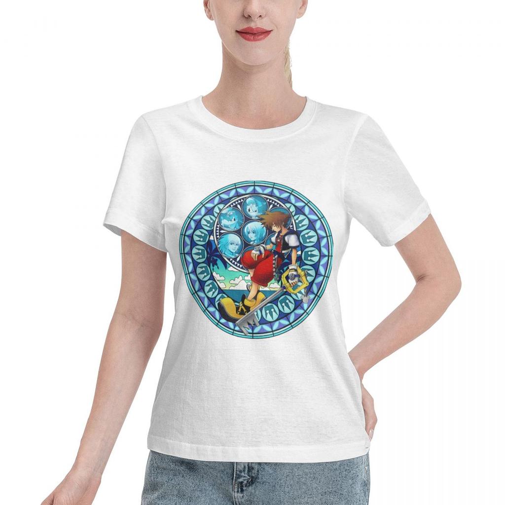 Blank For Print Kingdom Hearts Sora S Dive To The Heart Stained Unisexs TShirt Harajuku Vintage Unisex Top