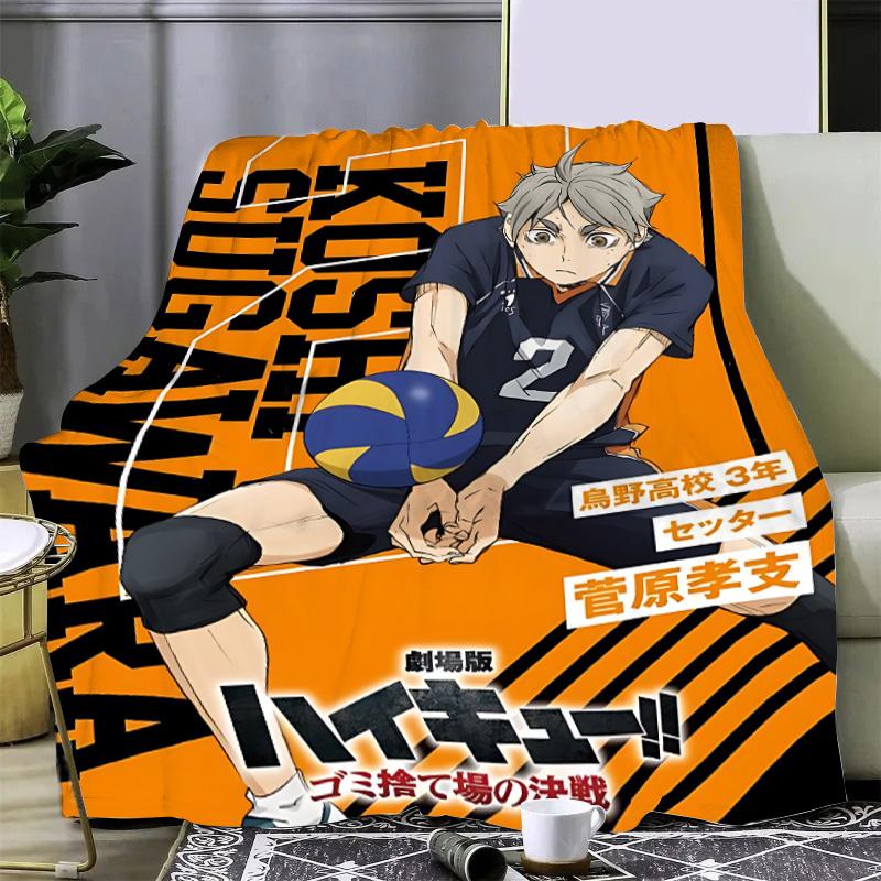 Hot Anime Haikyuu! Printed Blanket Picnic Blankets Warm Blanket Soft and Comfortable Blanket Home Travel Birthday Gift