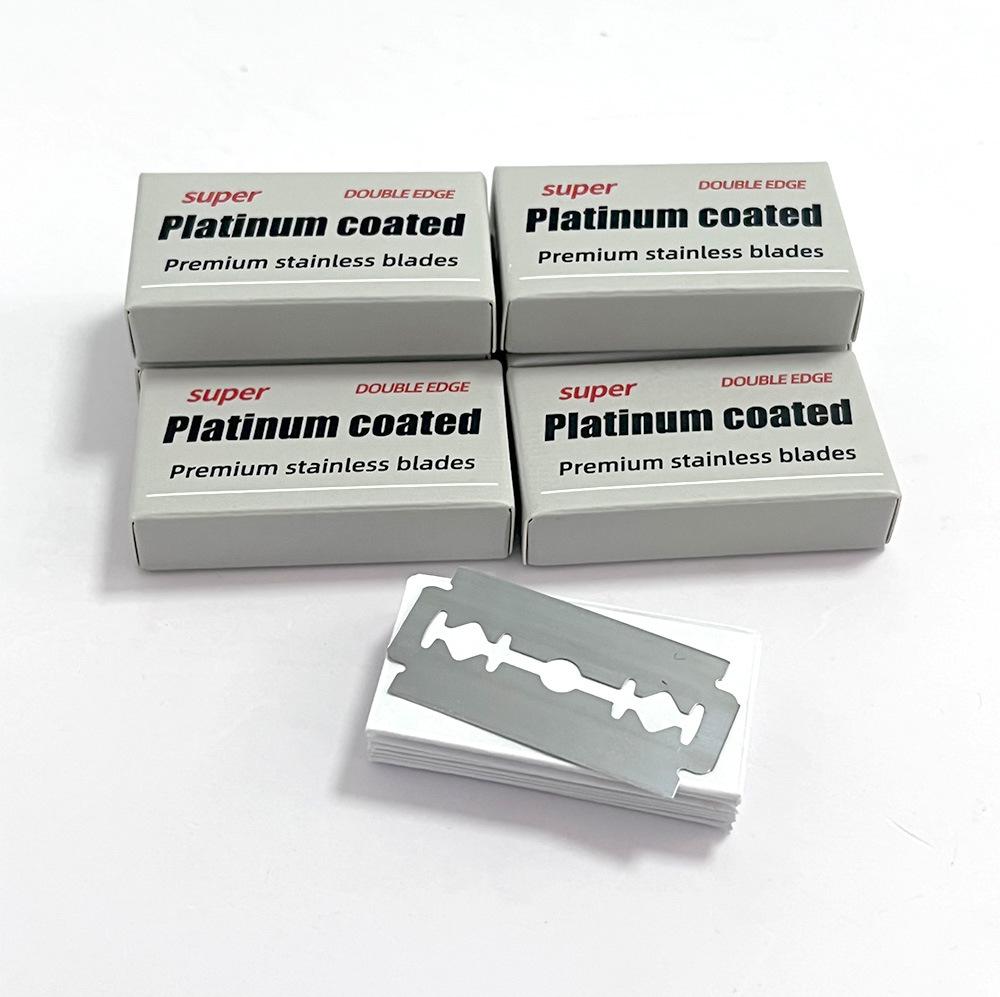 Dual Edge Stainless Steel Manual Shaving Razor with Replacement Blades