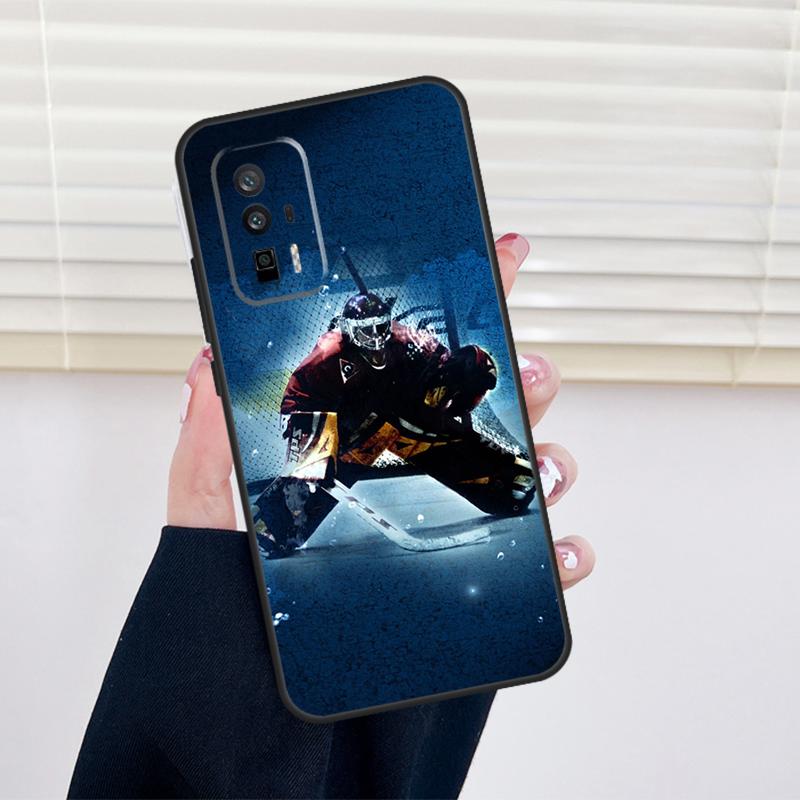 Ice Hockey Cover For Xiaomi 14 13 15 Ultra 11T 12T 13T 14T Pro POCO X7 Pro X3 X5 X6 M6 F5 F6 Pro Case
