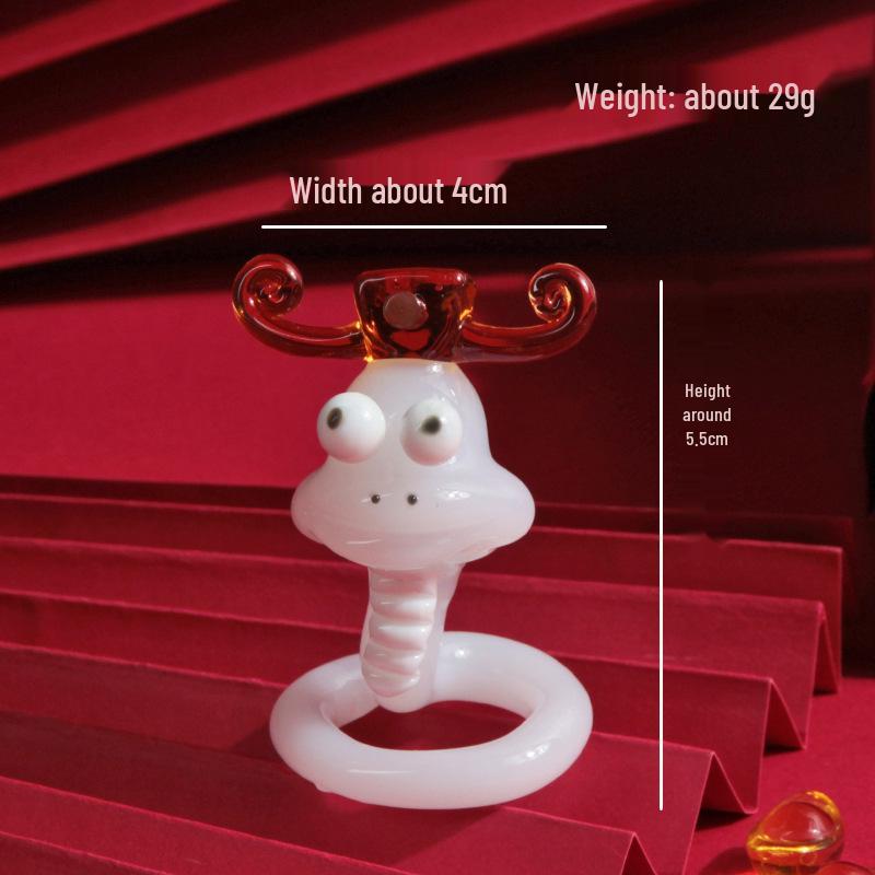 2025 Year of the Snake Glass Ornaments: Creative New Year Decorations and Gifts