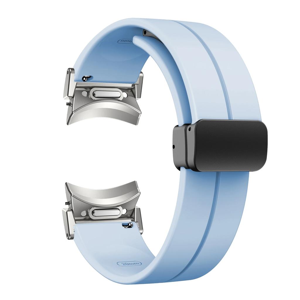 Magnetic Silicone Strap for Samsung Galaxy Watch7 6 44mm 40mm Sport Watchband 20mm Band Bracelet Galaxy Watch 6Classic 43mm 47mm