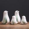Home Living Room Crafts Table Decoration Ceramic Ornaments Bird Statue Background Decor Ceramic