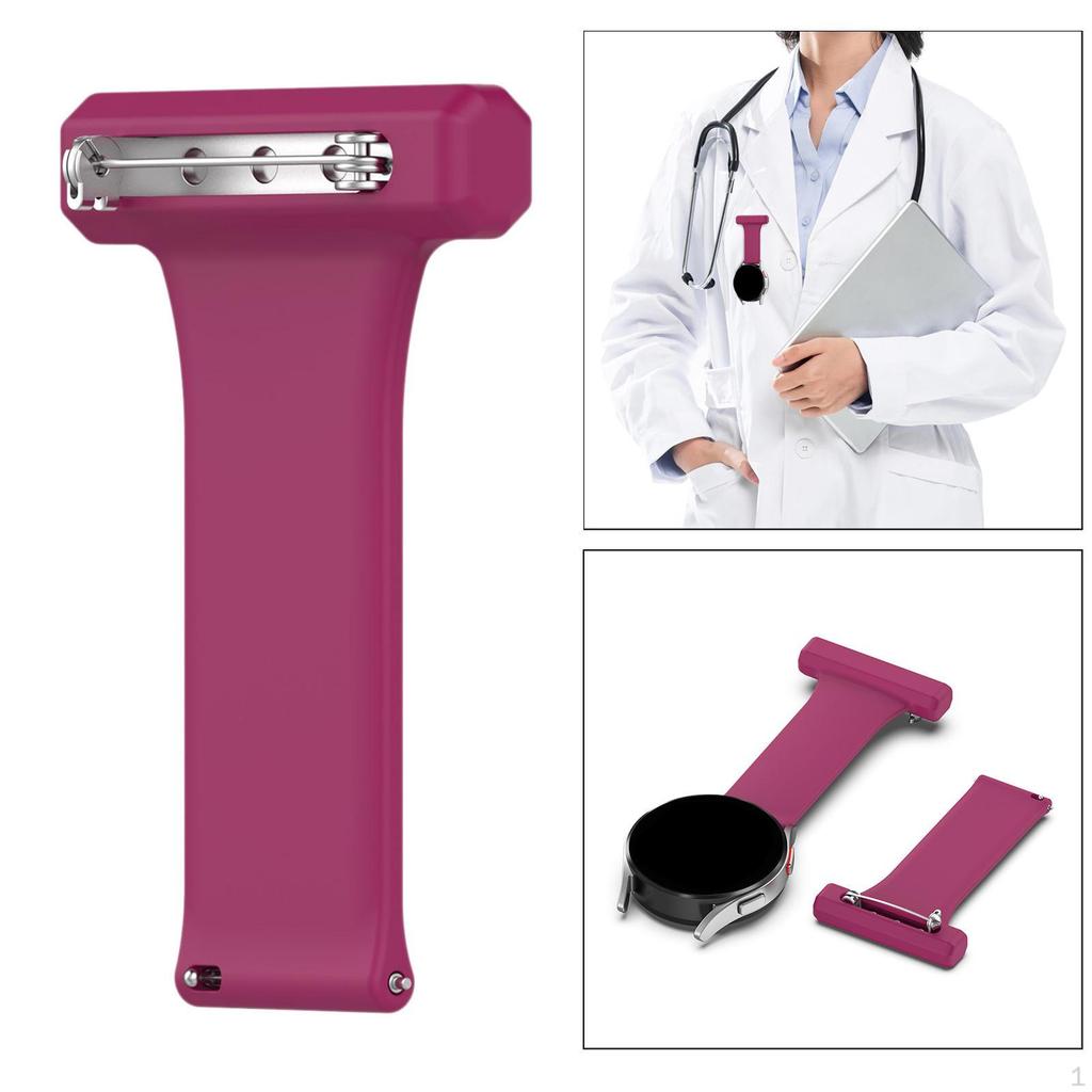 Curea de silicon pentru ceas de asistentă cu clips, brățară tip fob pentru Garmin, cadou