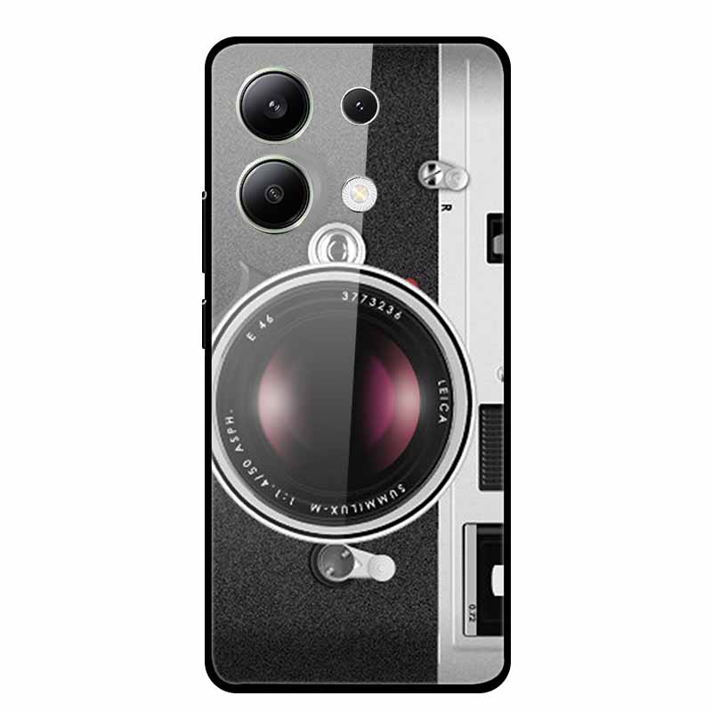 For Xiaomi Redmi Note 13 5G Phone Case Soft Bumper Tempered Glass Hard Back Cover Case For Redmi Note 13 Pro Case Note13 Pro Bag