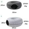 Felt Cat Bed Donut Pet Tunnel Nest Interactive Toys Dual-use Indoor Dog Kennel Removable Kitten House Basket Training Toy