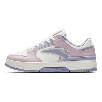 Classic Comfortable Fashion Non-Slip Wear-Resistant Low-Top Skate Shoes Women Sneaker White Purple Pink 122518010-4