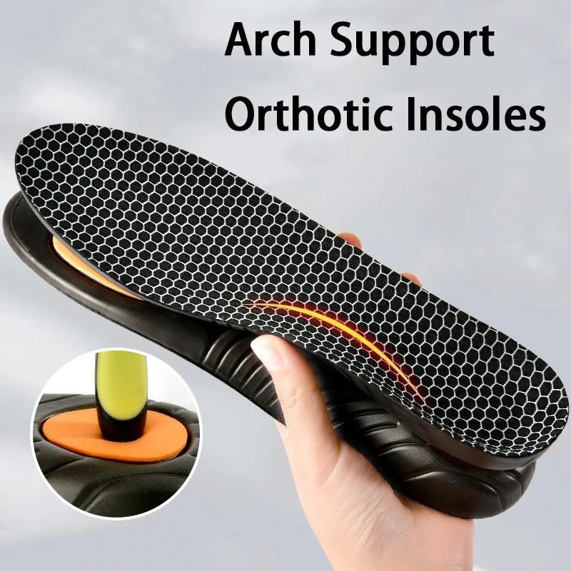 Arch Support Orthotic Insoles Shock-absorbing Sports Insoles Breathable Anti-odor Shoe Pads for Men and Women Running 2Pcs/4Pcs