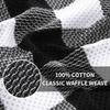 Homaxy 100% Cotton Waffle Weave Kitchen Towels Super Absorbent and Machine Clean Tool Washable Dish Towels for Drying Dishes