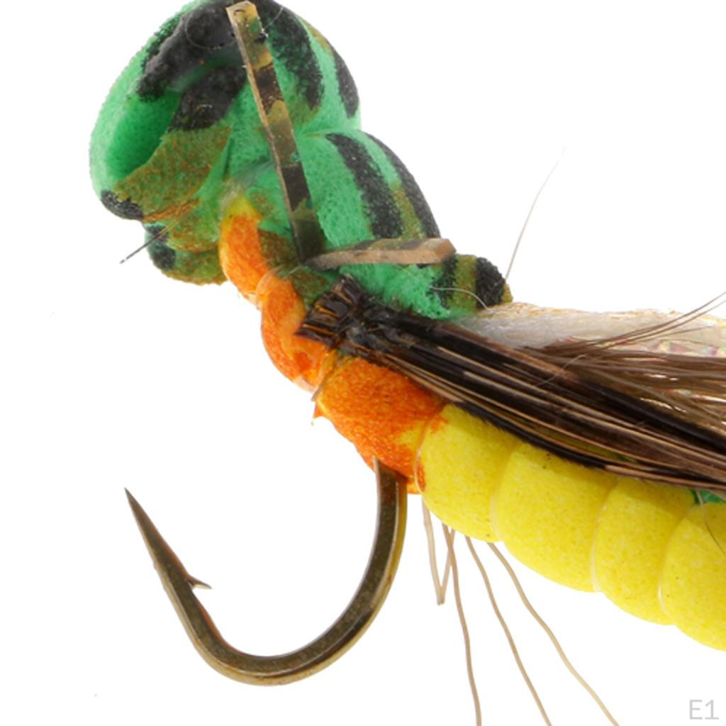 Heuschrecke Handgefertigtes Fliegenfischerzubehör Schwimmend