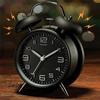 Metal Frame Silent Twin Bell Loud Alarm Clock Luminous Table Clock Student Alarm Clock  Living Room
