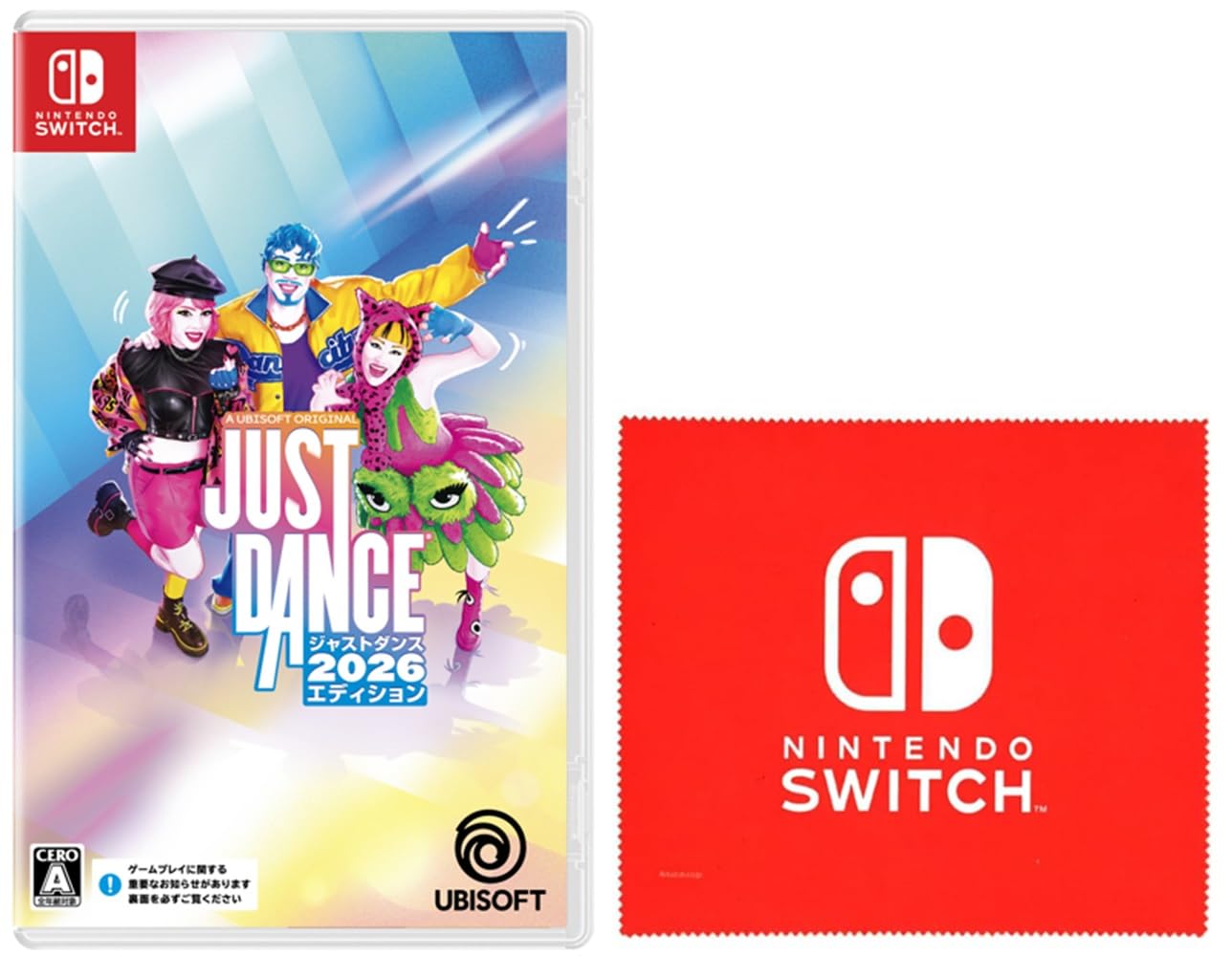 

Just Dance 2026 Edition Switch Дизайн логотипа Nintendo Switch В комплекте микрофибра - Бонус