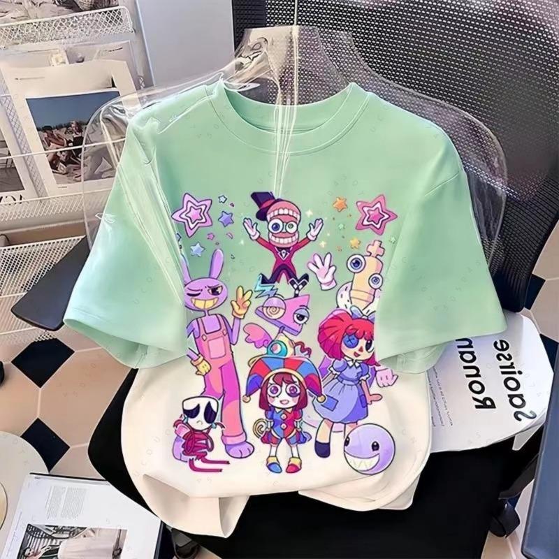 Süßes Cartoon The Amazing Digital Circus Jax T-Shirt 2026 Sommer Mode Unisex Kurzarm T-Shirt Leichte und atmungsaktive Oberteile