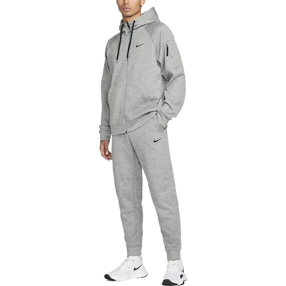 Nike Embroidered Logo Drawstring Elastic Waist Joggers Men Bottoms Grey DQ5405-063