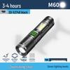 Smile Shark SD-5374B Rechargeable Zoom Flashlight 2-Pack