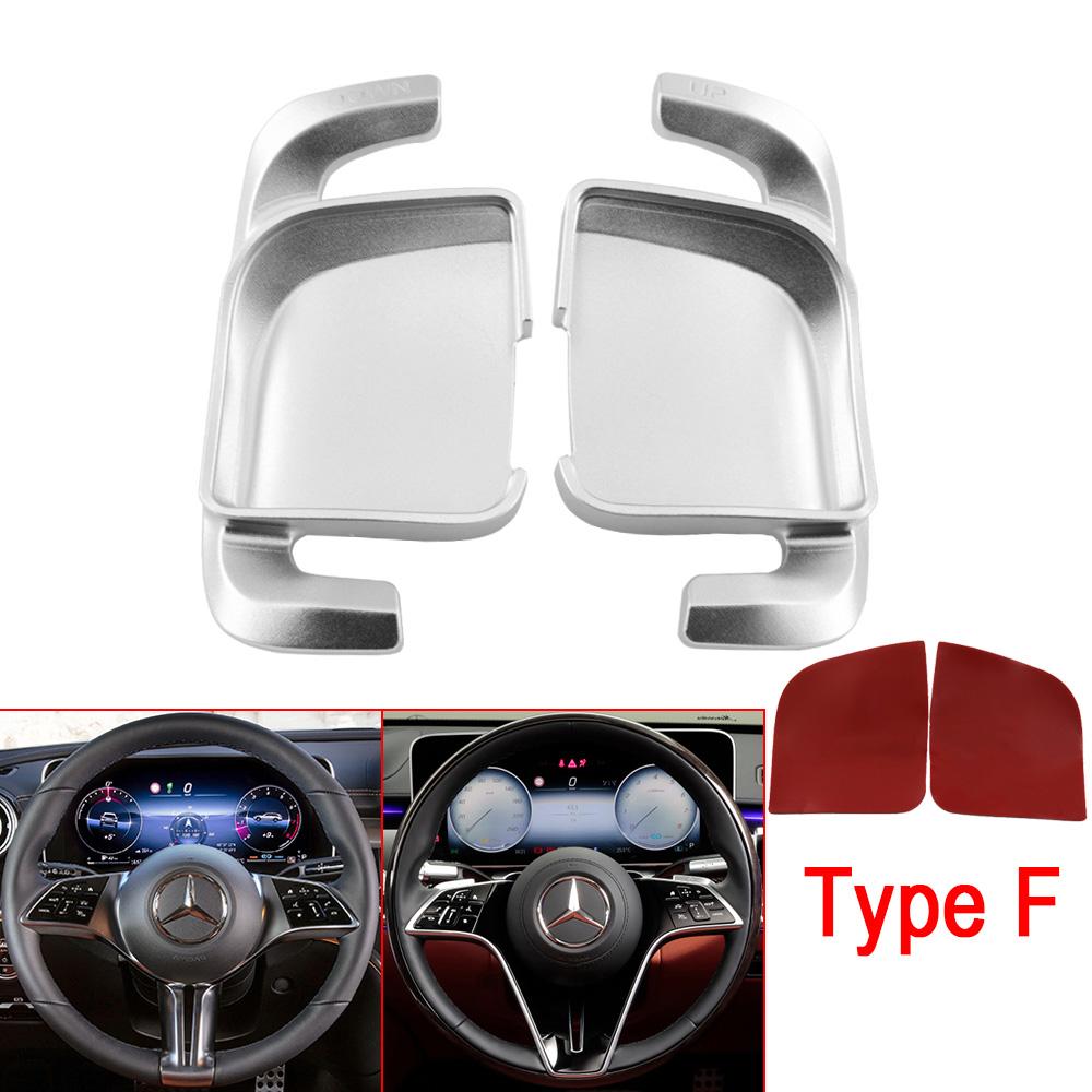 Shifter Paddle For Mercedes Benz 2022 C E Class W206 W223 C180 C220d All-Terrain AMG Line Car Steering Wheel DSG Shift Extension